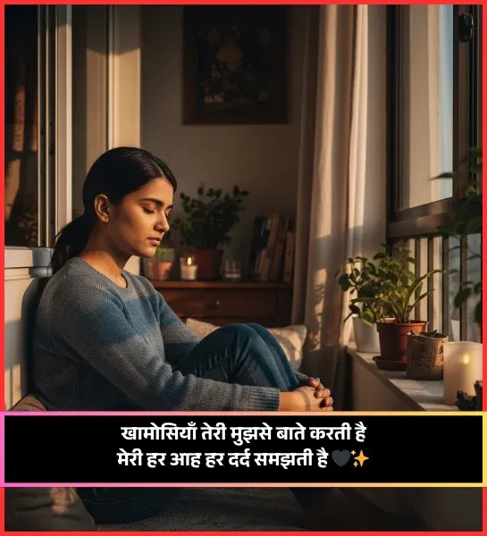 2 Line Khamoshi Shayari