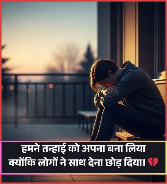 Alone Shayari in Hindi