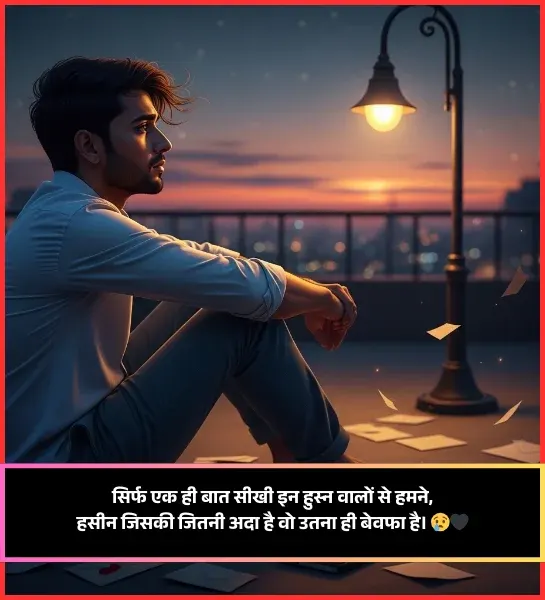 Bewafa Shayari Photo