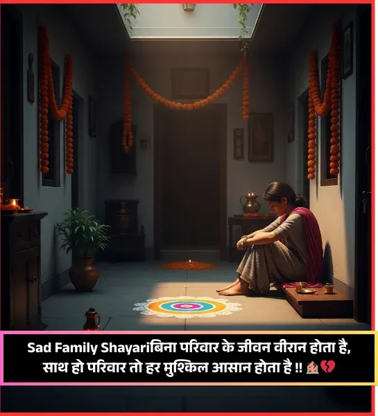 Sad Family Shayari Sad Family Shayari