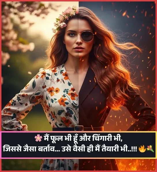 Female Attitude Shayari