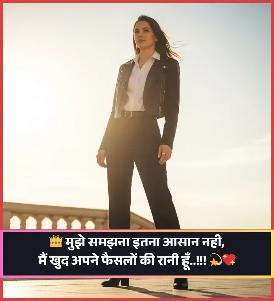 Female Attitude Shayari