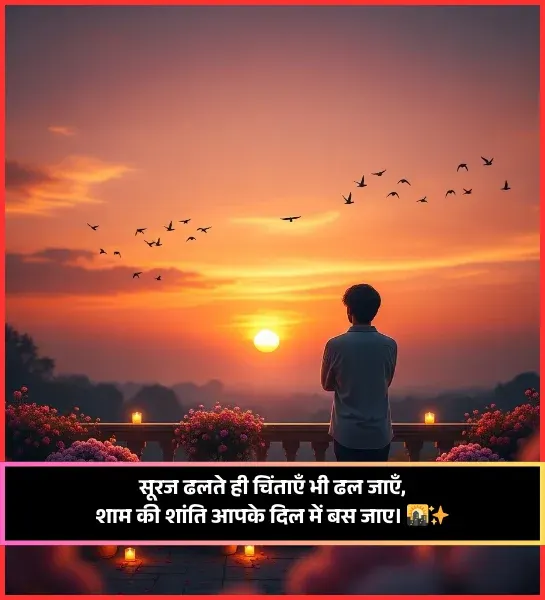 Good Evening Shayari in Hindi Good Evening Shayari in Hindi