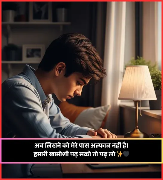 Khamoshi Shayari in Hindi