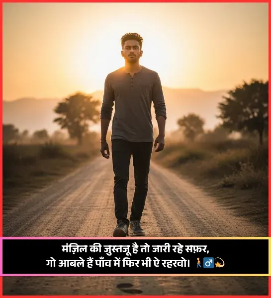 Manzil Safar Shayari Manzil Safar Shayari