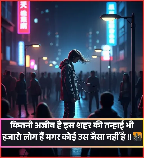 Painful Zindagi Alone Shayari