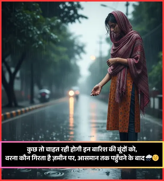 Sad Barish Shayari