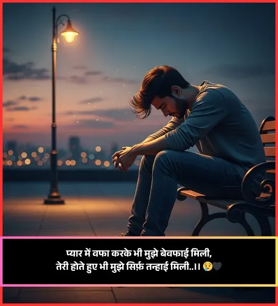 Sad Bewafa Shayari