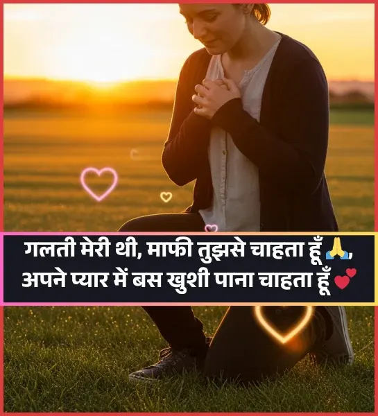 Sorry Shayari for Bf Sorry Shayari for Bf